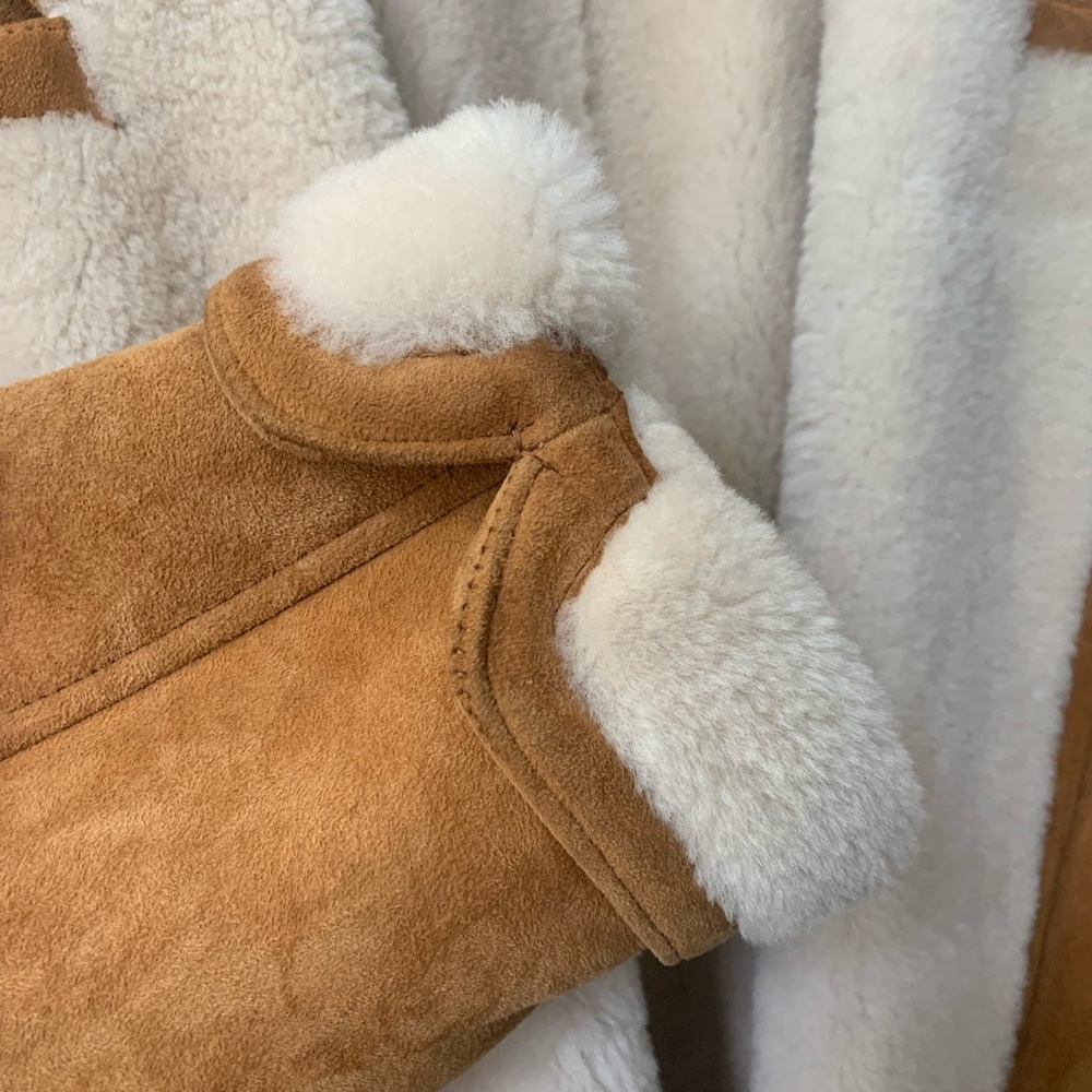 RARE Vintage Ralph Lauren Shearling Coat - Picture 13 of 15